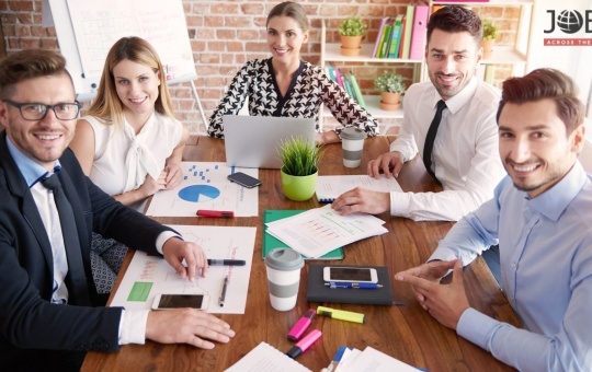 Workers at office